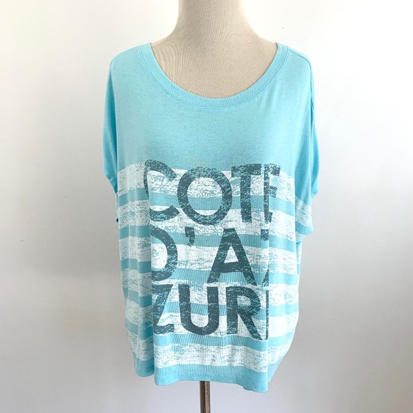 KIRRA | Blue Cote d’Azure Tee - Picture 4 of 8